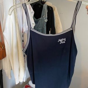 Forever 21 navy blue tank top
